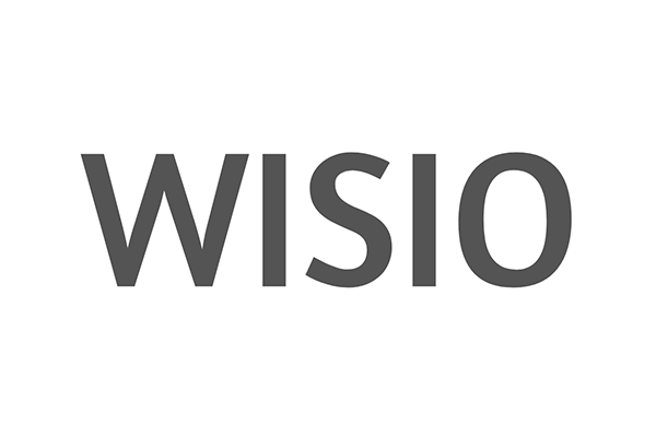 WISIO company logo in gray text on a white background.