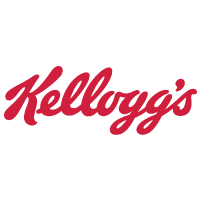 Red Kellogg's logo in cursive script.